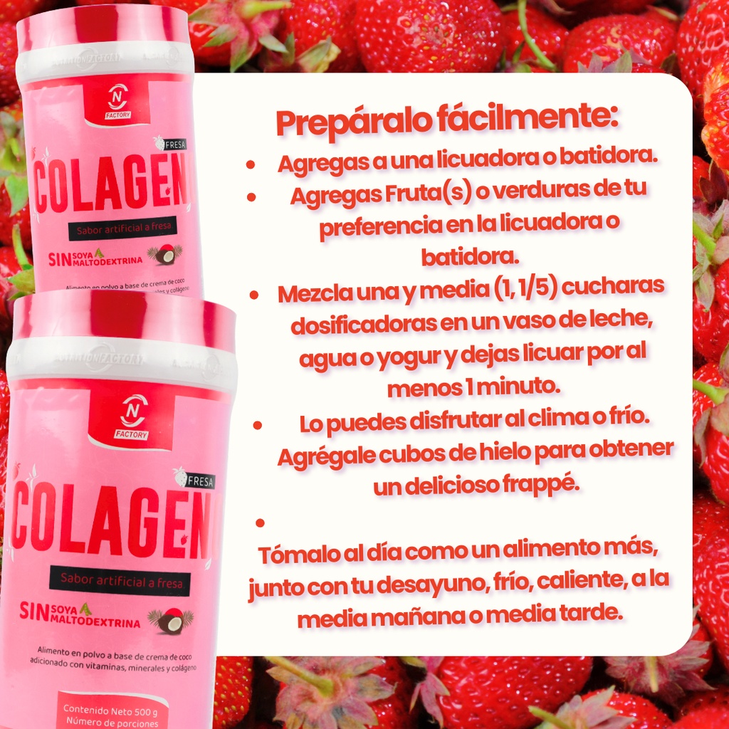 Colageno Hidrolizado Sin Azucar - Unidad a $160000