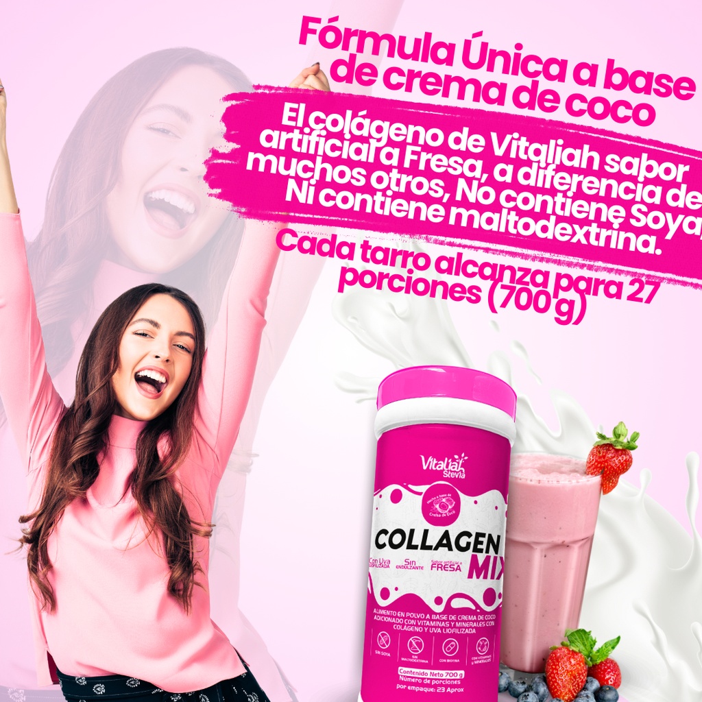 Colageno Fresa Hidrolizado - Unidad a $39983