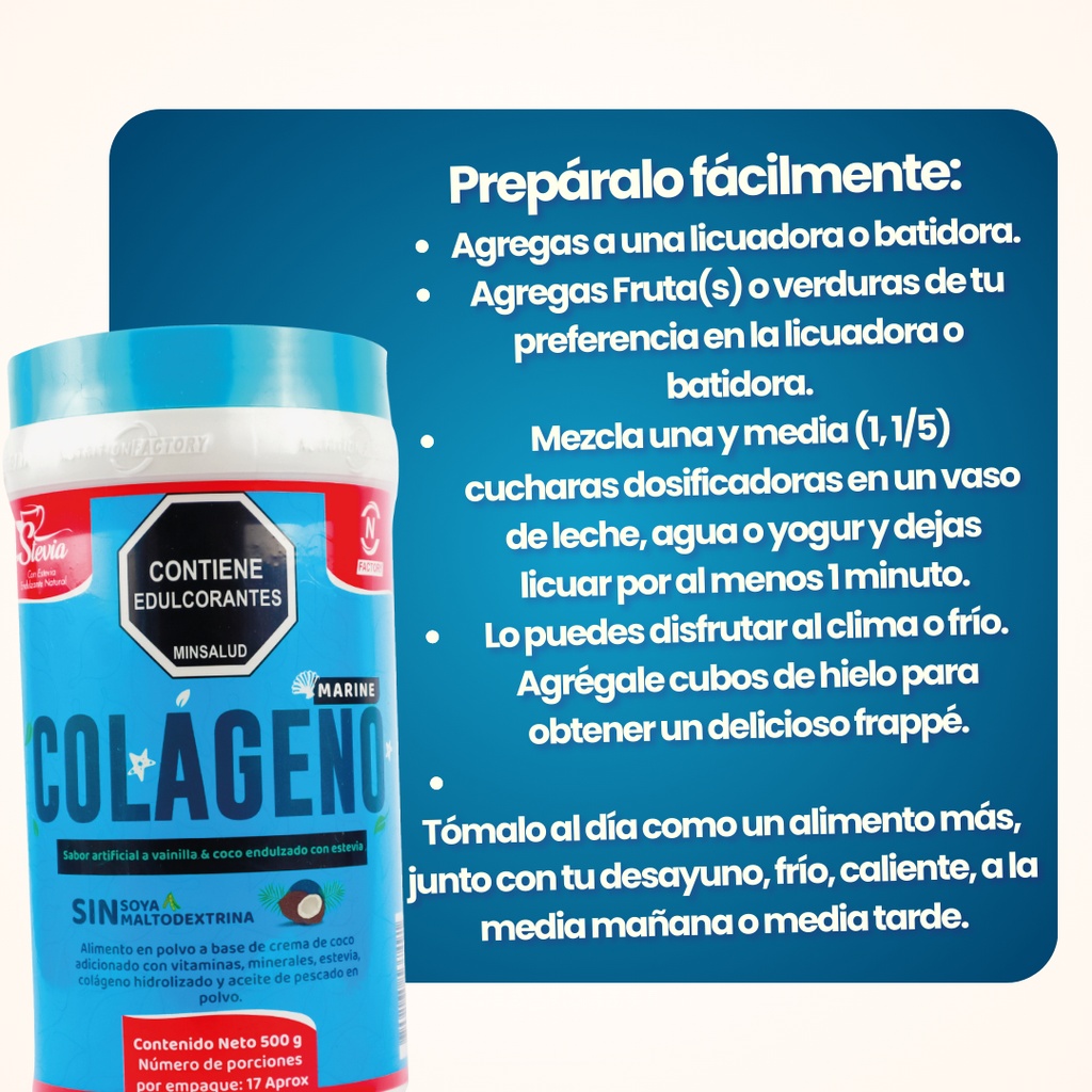 Colageno Marino Hidrolizado - Unidad a $130000