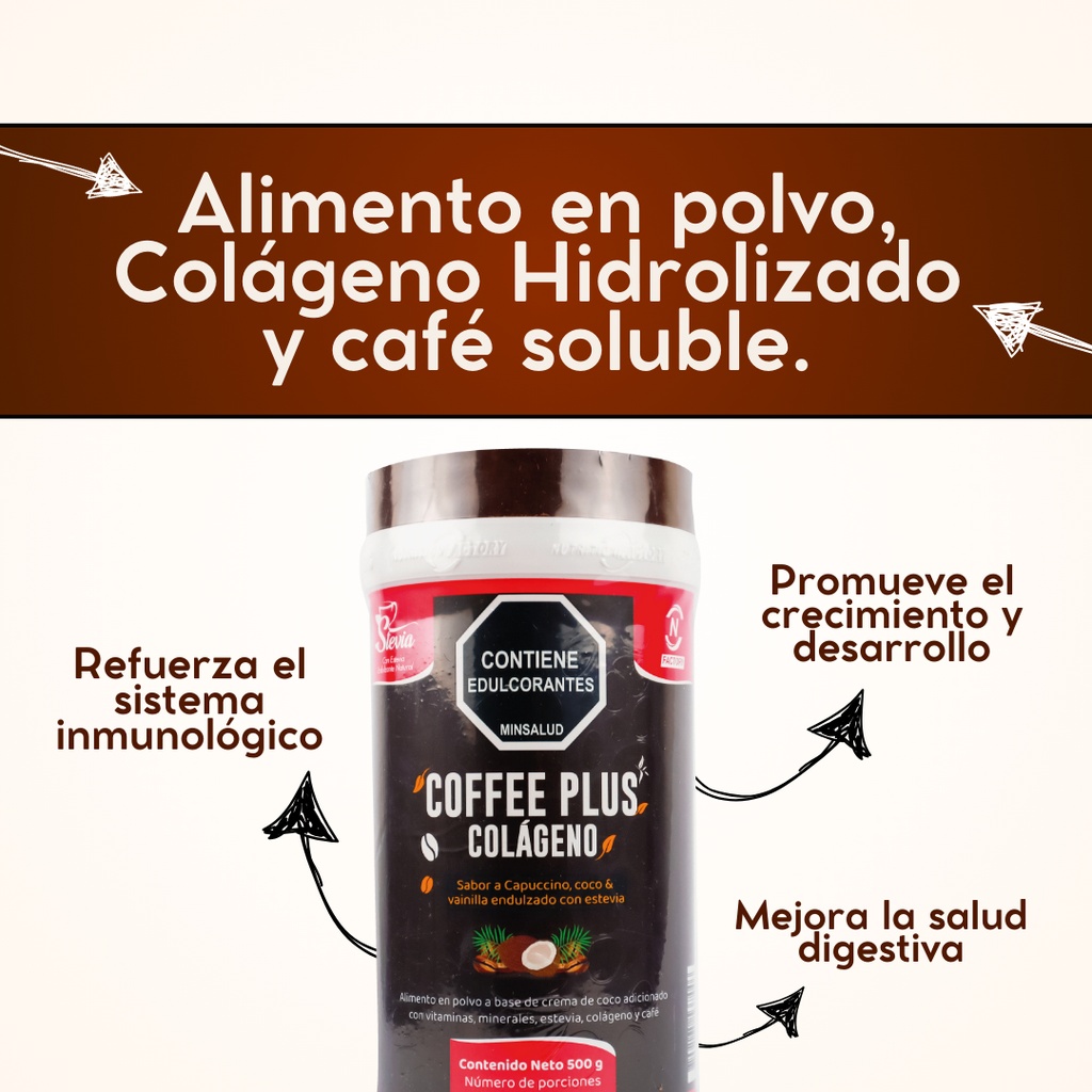 Colageno Cafe Hidrolizado - Unidad a $130000