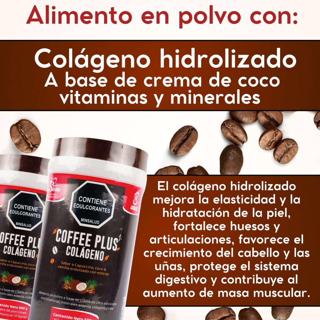 Colageno Cafe Hidrolizado - Unidad a $130000