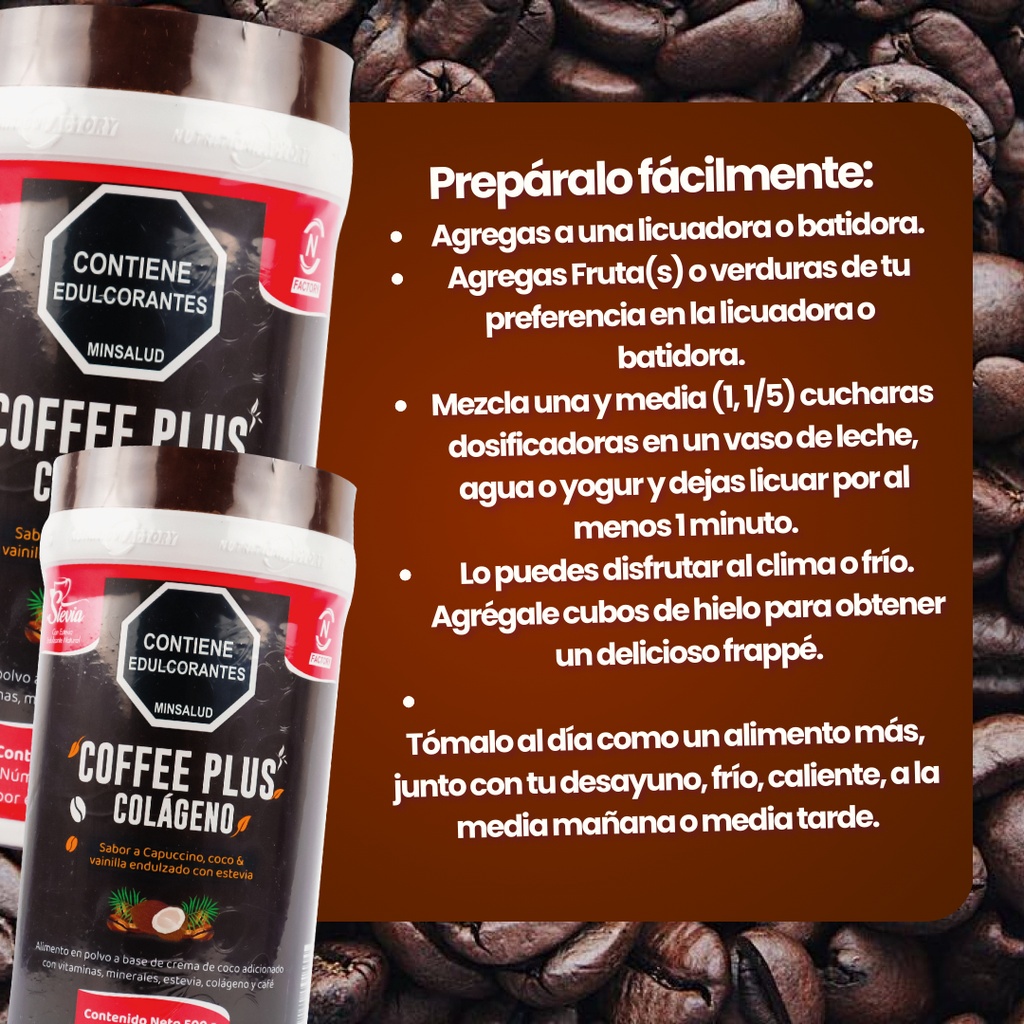 Colageno Cafe Hidrolizado - Unidad a $130000