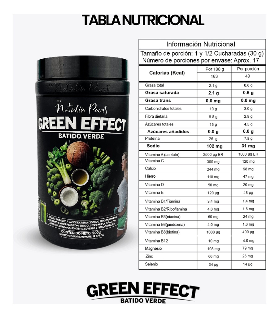 Batido Verde Detox - Unidad a $118900