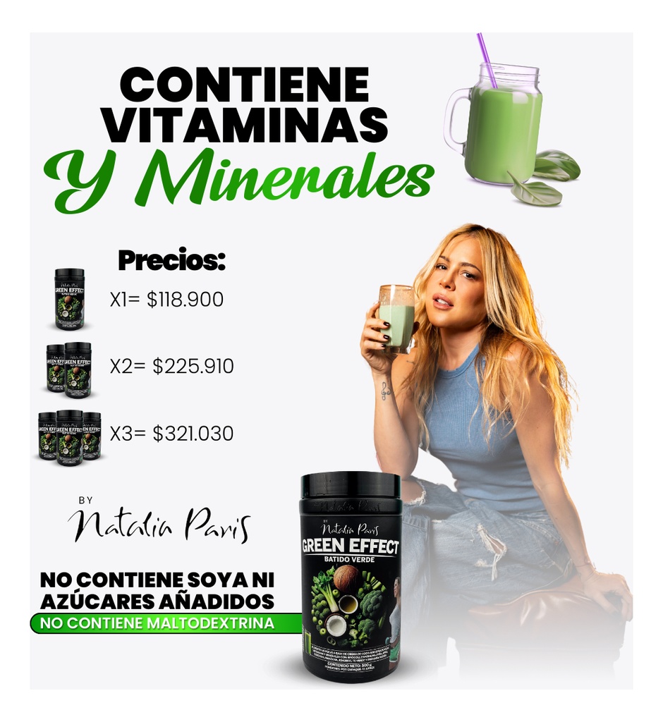 Batido Verde Detox - Unidad a $118900