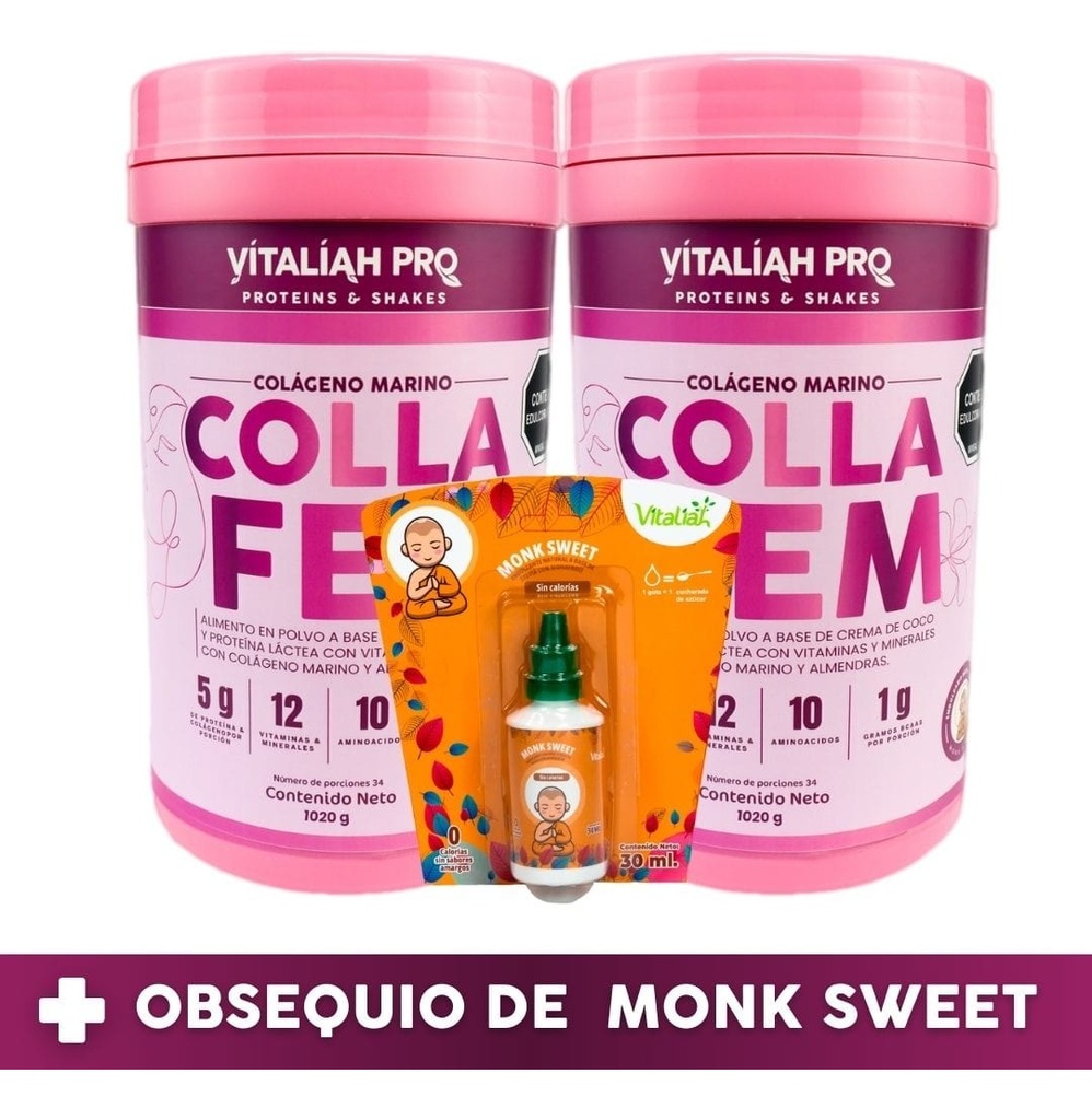 Collafem Colágeno Marinox2+monk - L a $69