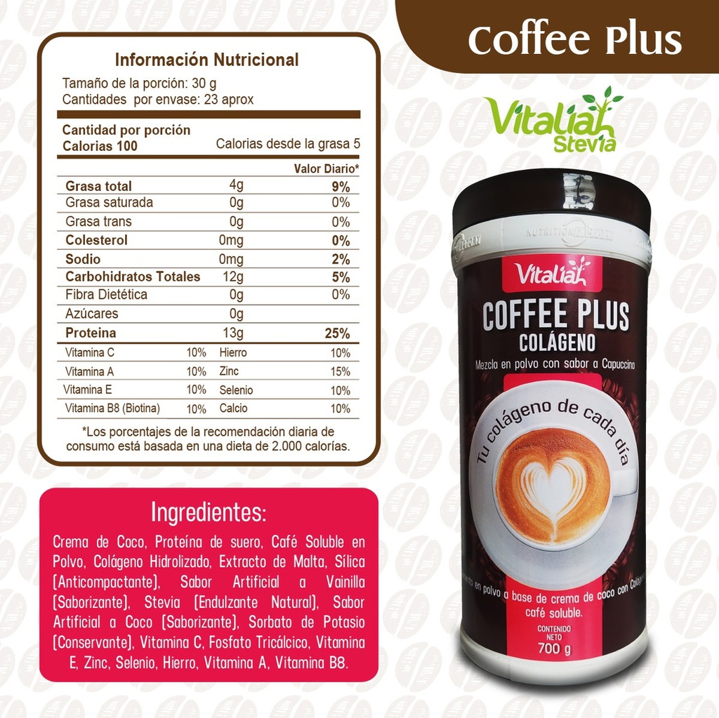 Colágeno Vainilla, Coffe Y Chocolageno - g a $57