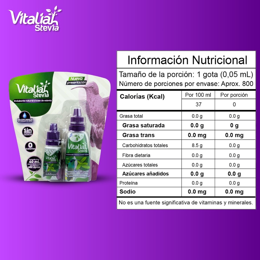 Stevia Liquida Goterox30 Ml - mL a $805