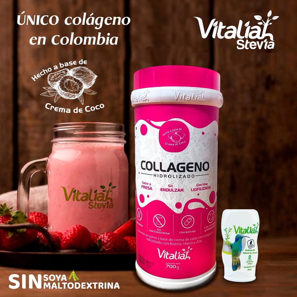 Colágeno Vainilla, Coffe Y Fresa - g a $55