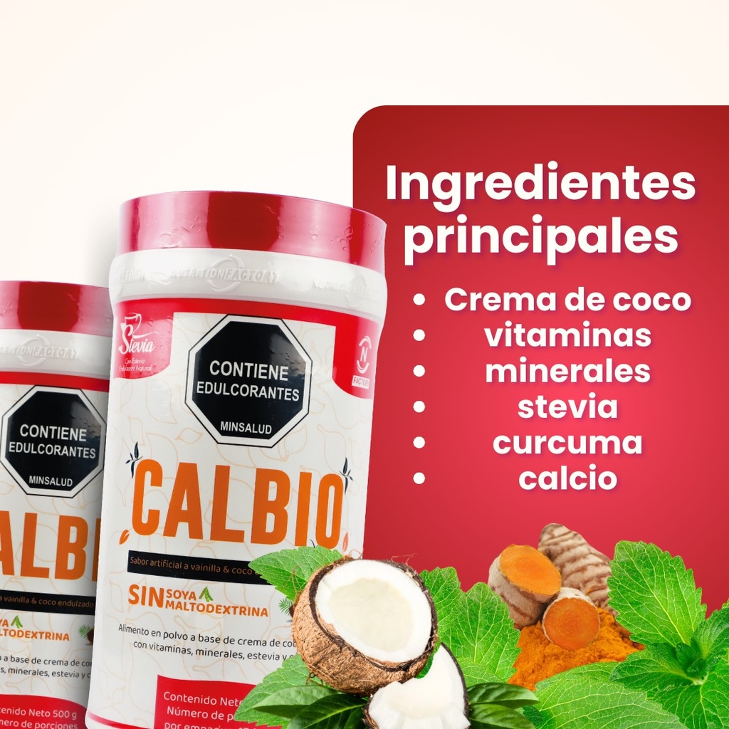 Malteada Con Calcio Y Curcuma - g a $86