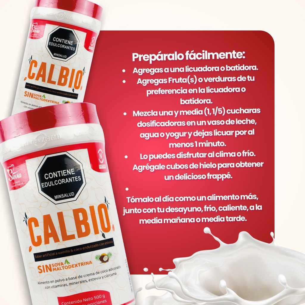 Malteada Con Calcio Y Curcuma - g a $86