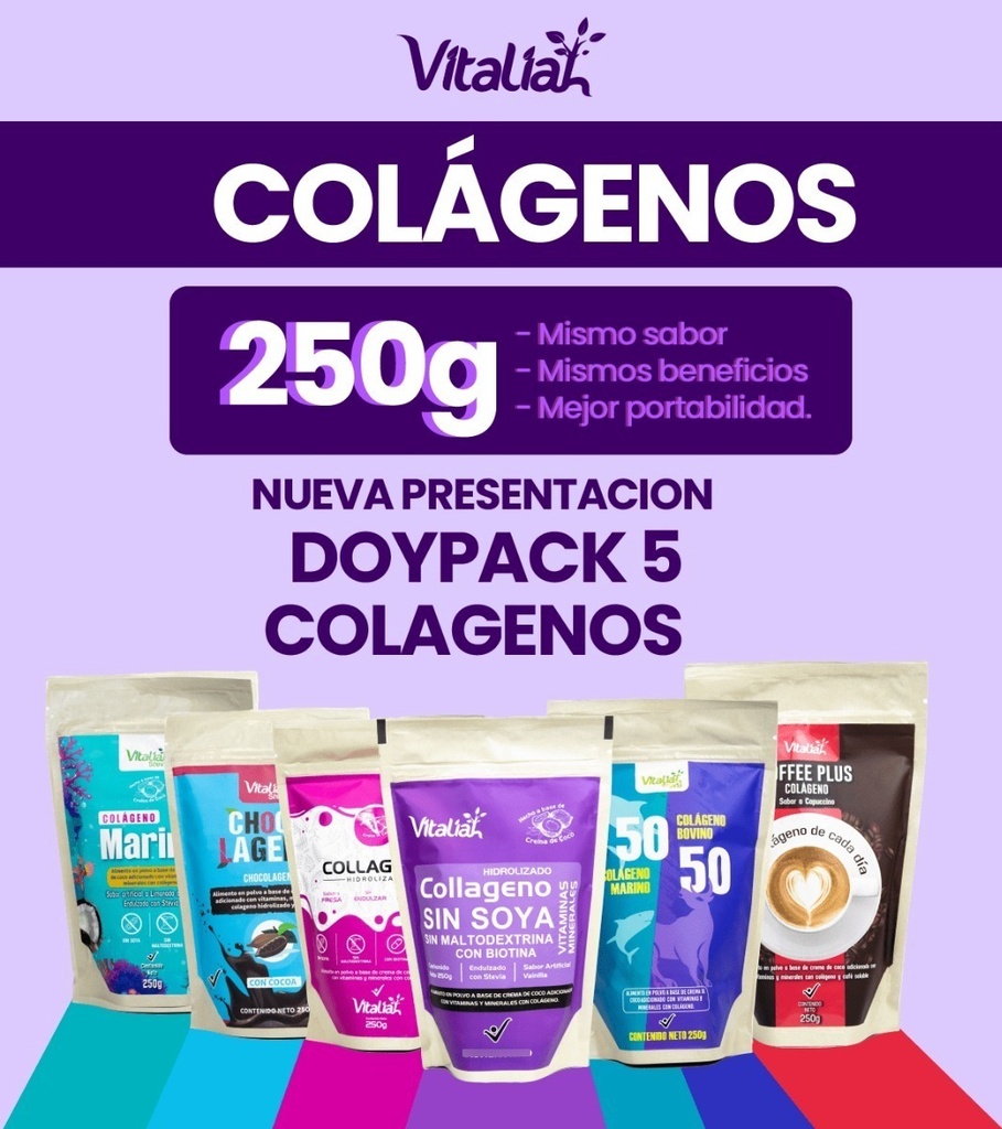 Promo Colagenos5 Sabores X250 G - g a $78