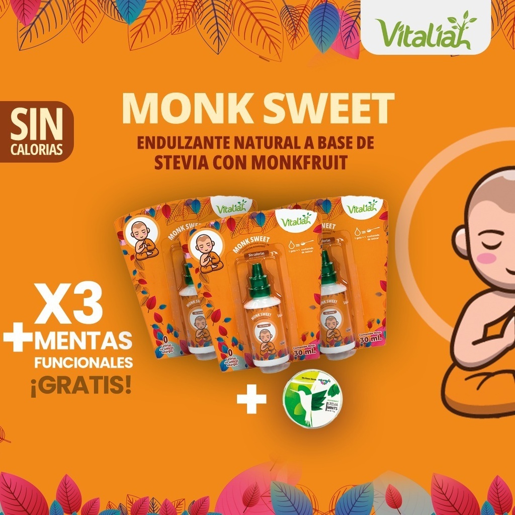 Endulzante Monk Sweet -30ml - Ml - mL a $667