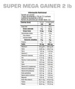 1 Super Mega Gainer Gmn + 1 Mentas Hierbabuena