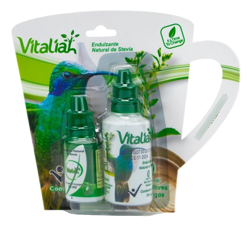 Combo 2 Gotas De Stevia Liquida - - Unidad a $11000