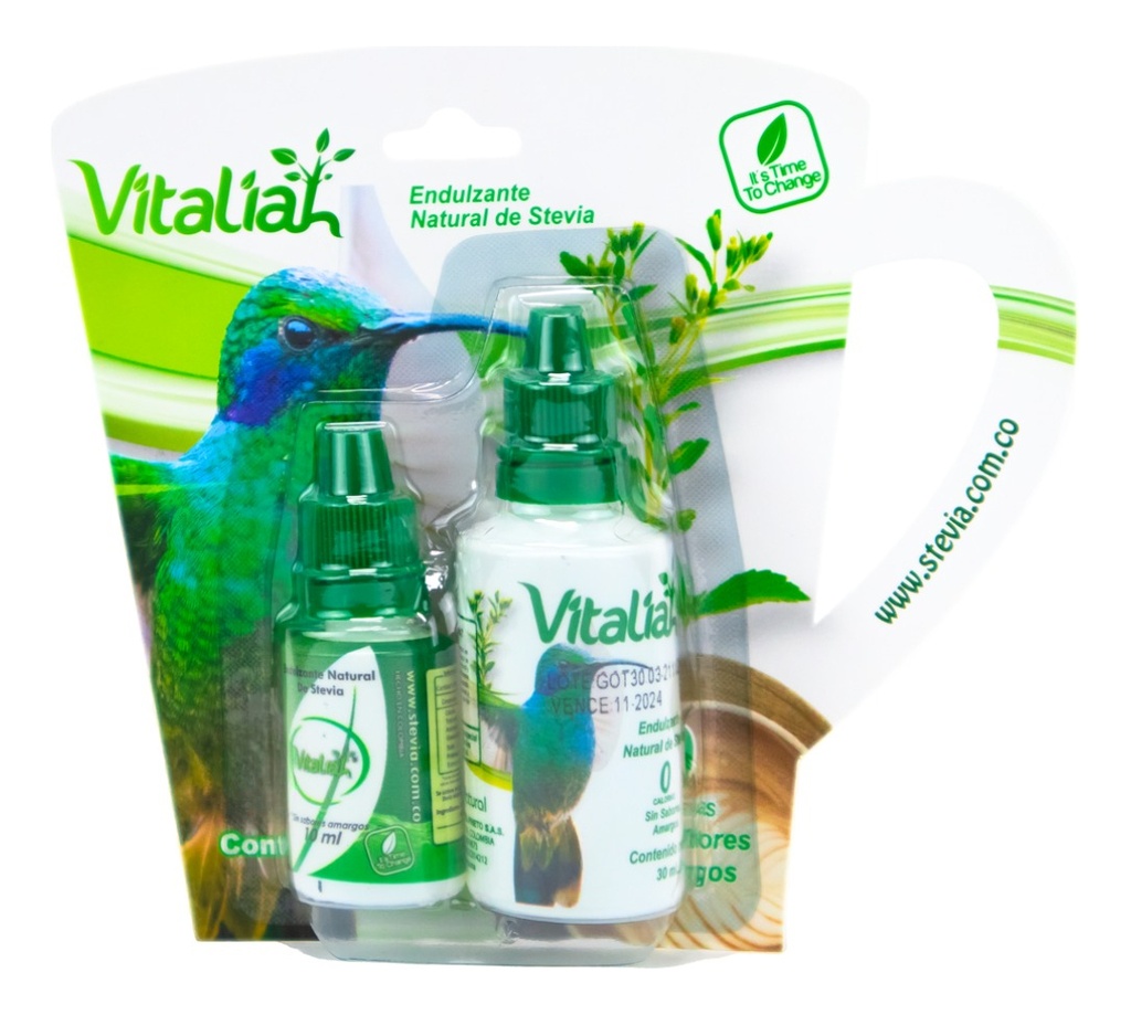 Combo 2 Gotas De Stevia Liquida - - Unidad a $9928