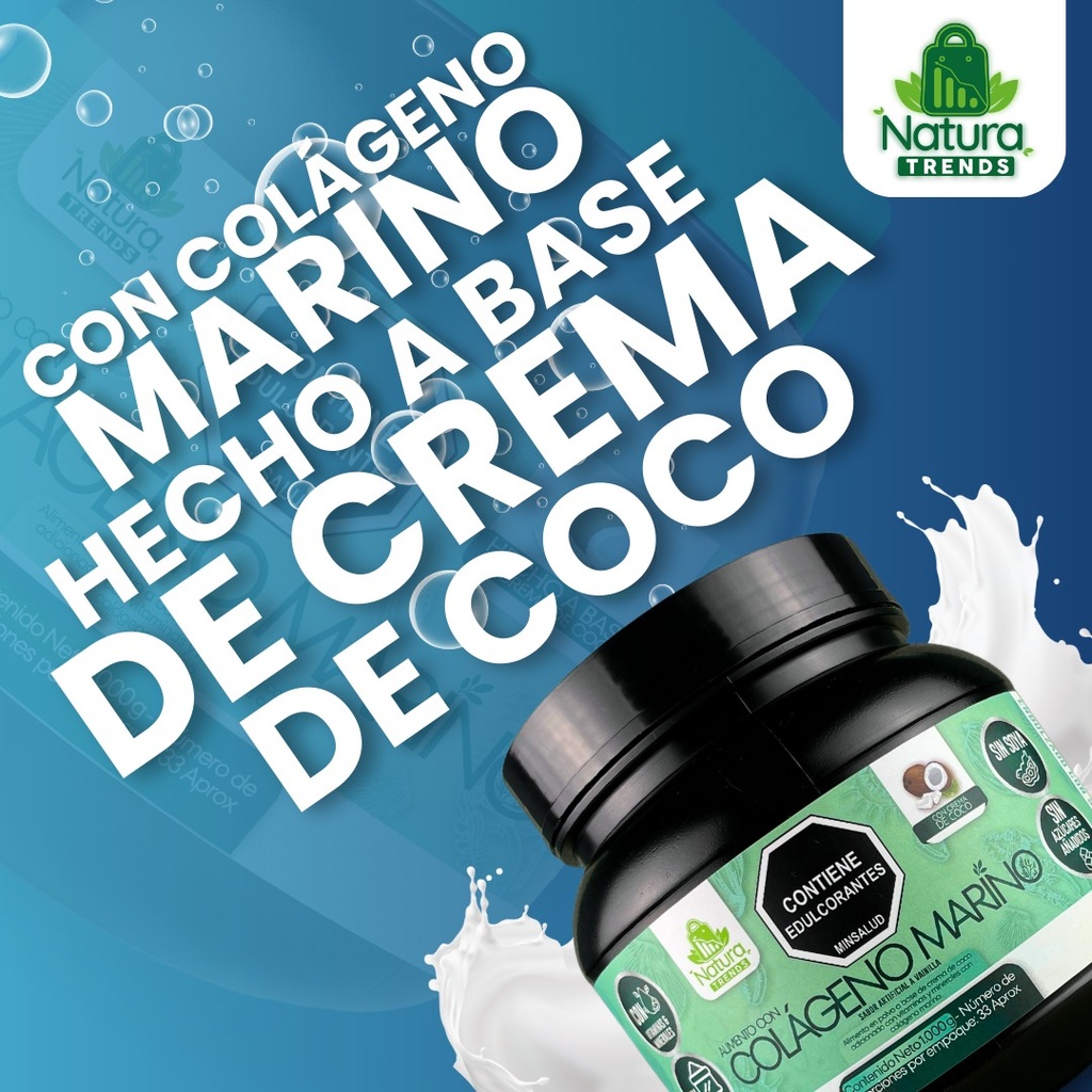 Colageno Hidrolizado Marino 1kg - g a $99