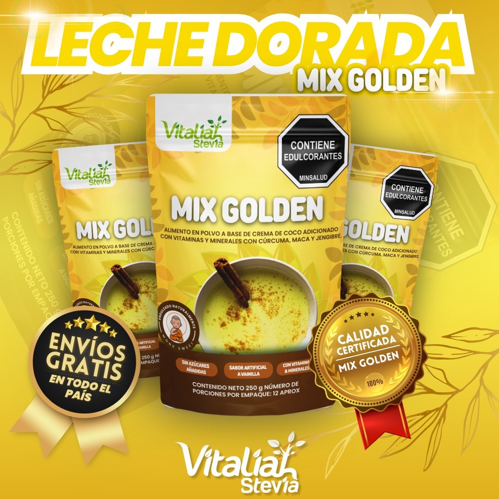 Leche Dorada - Mix Golden 250g - g a $100