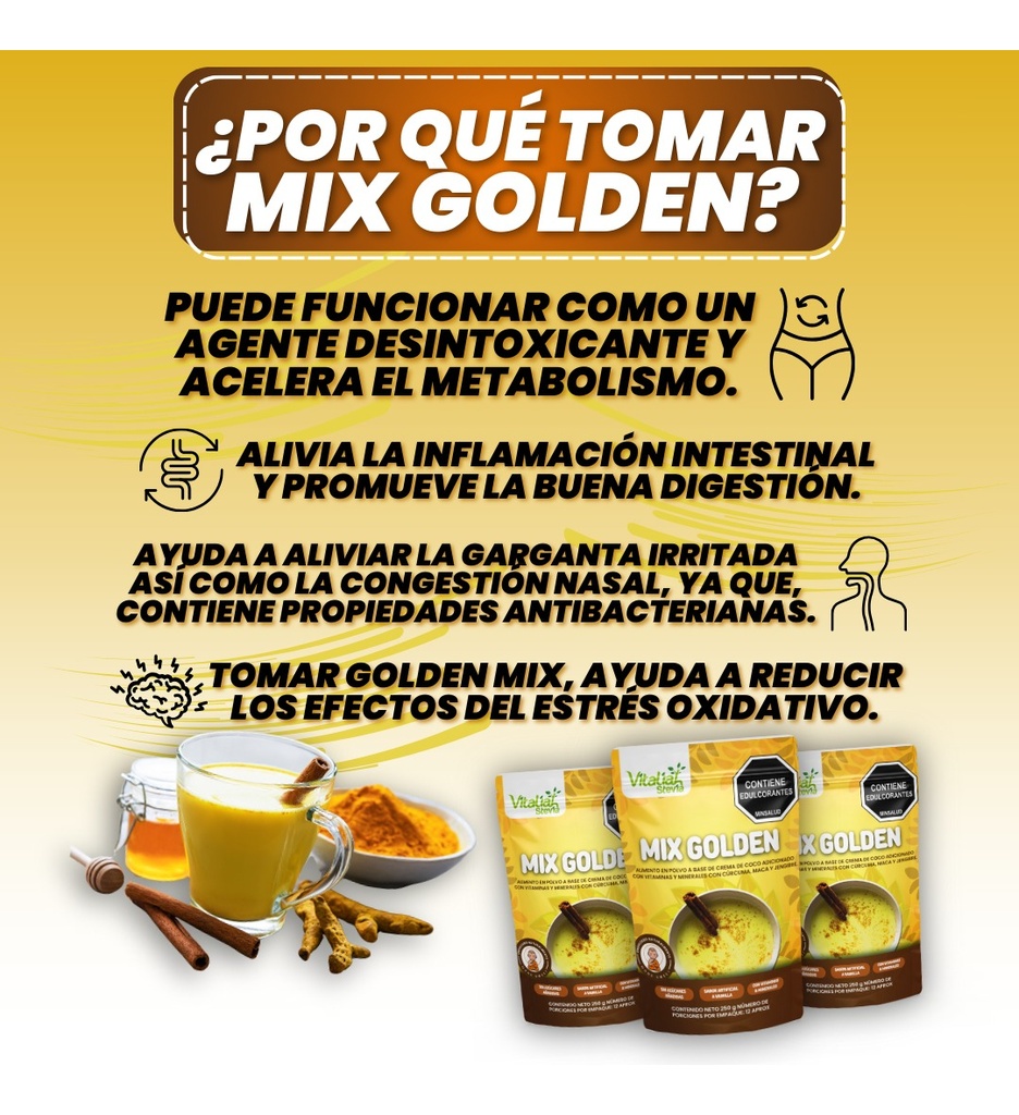 Leche Dorada - Mix Golden 250g - g a $100