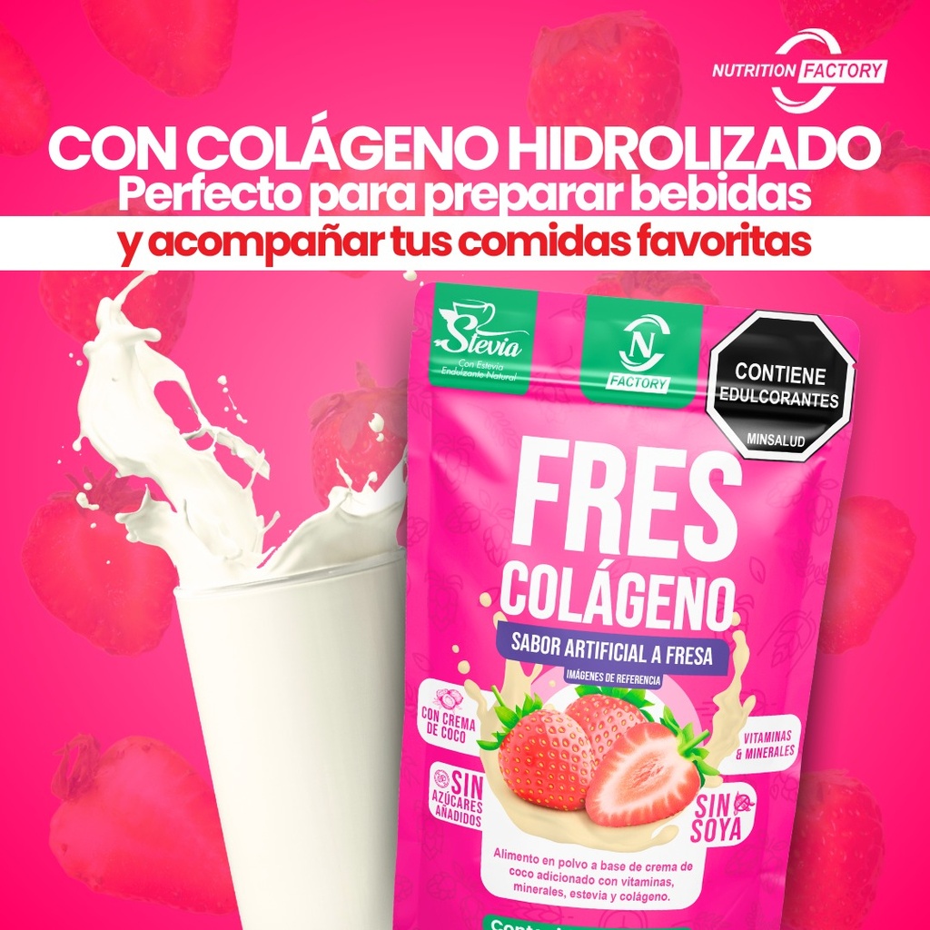 Frescolágeno Fresa 250g - g a $56