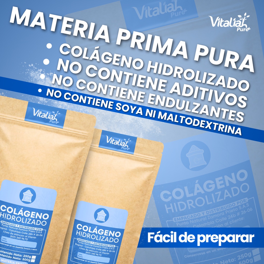 Colageno Hidrolizad Puro X 250 - g a $130