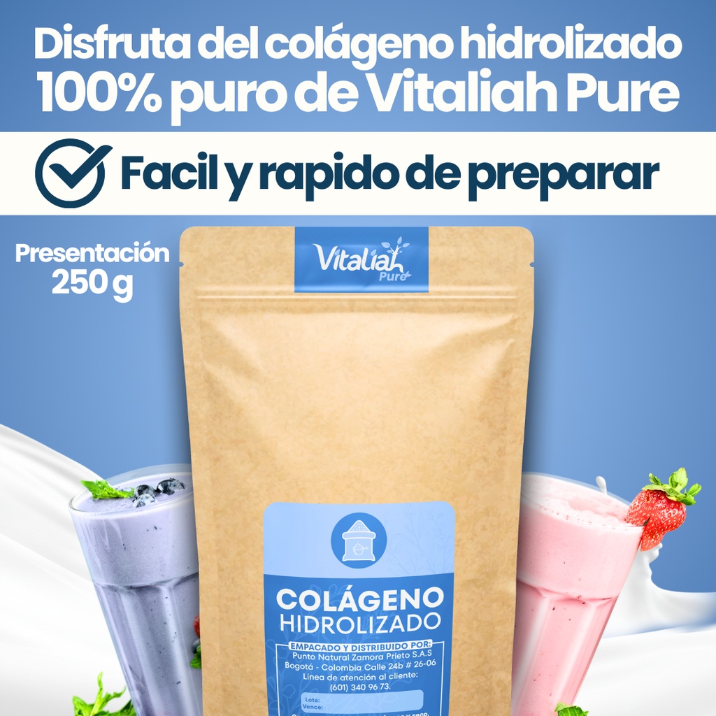 Colageno Hidrolizad Puro X 250 - g a $130