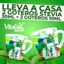 Combo 2 Gotas De Stevia Liquida - - Unidad a $10000