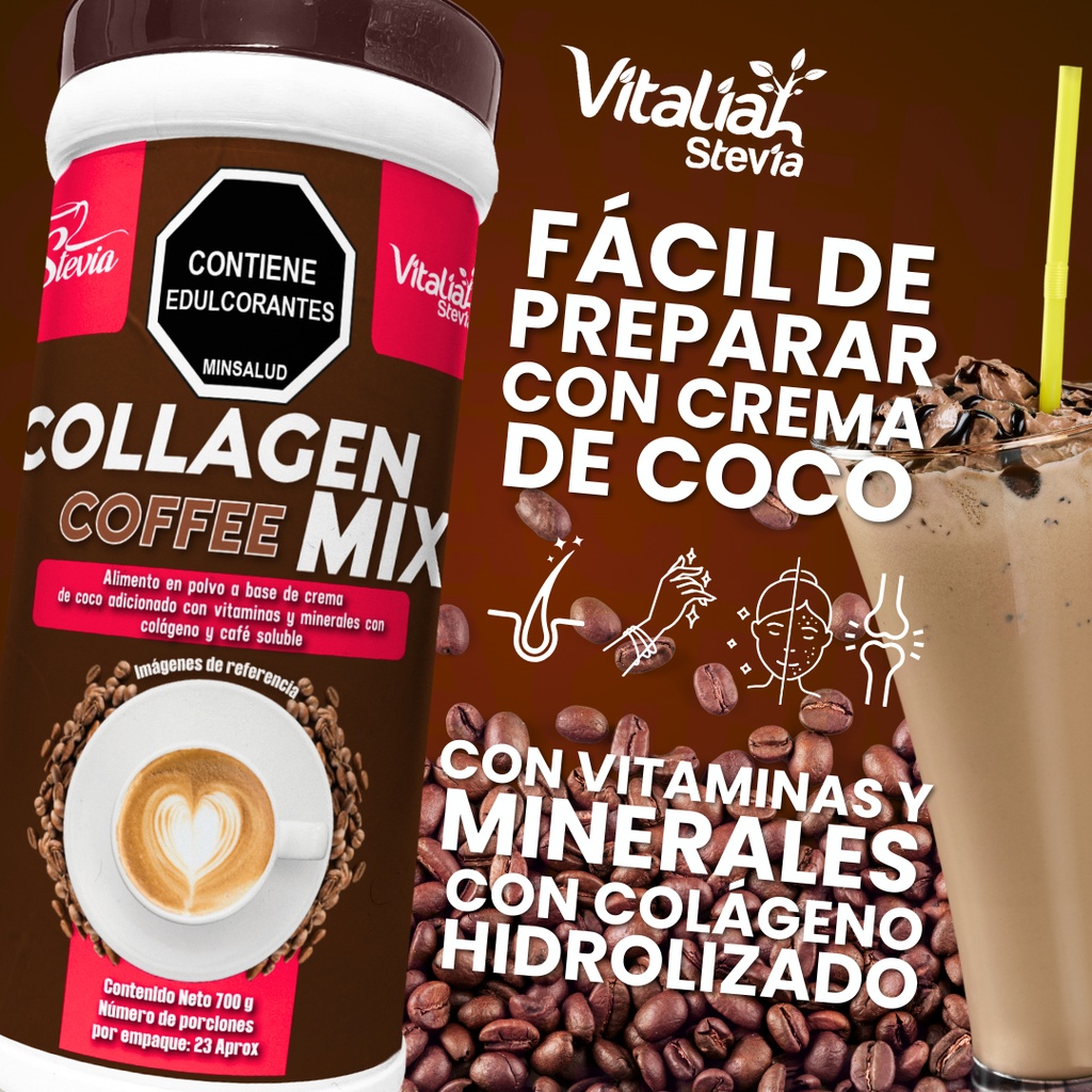 Colágeno Vainilla + Cofee Plus - g a $45