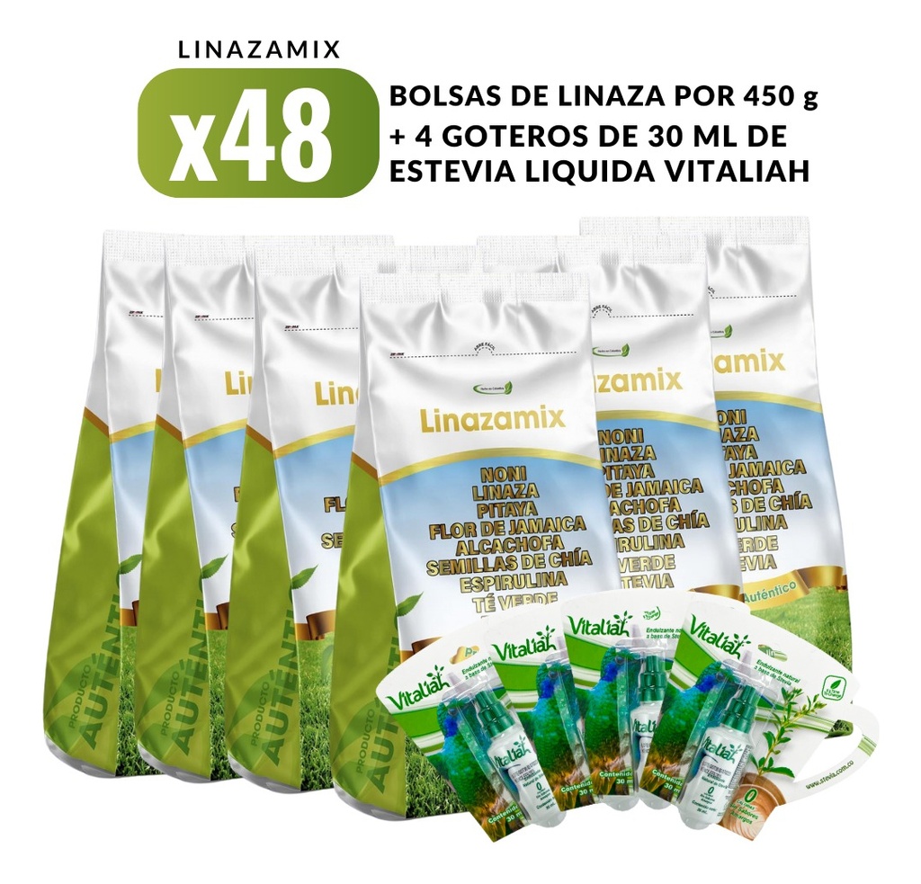 Linazamix X 48 Unidad + Estevia