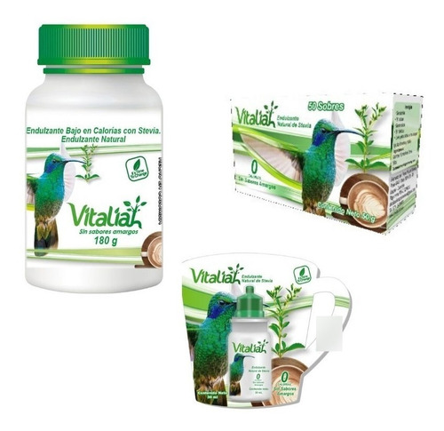 Combo Vitaliah Stevia Vitaliah Go - Unidad a $11667