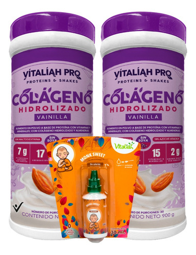 Colágeno Vainilla X2 Monk Vpro