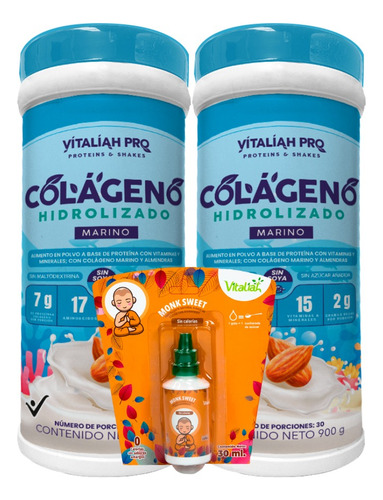 Colágeno Marino X2+obsequio Vp - g a $89
