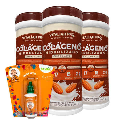 Colágeno Hidrolizad Chocolatex3 - g a $72