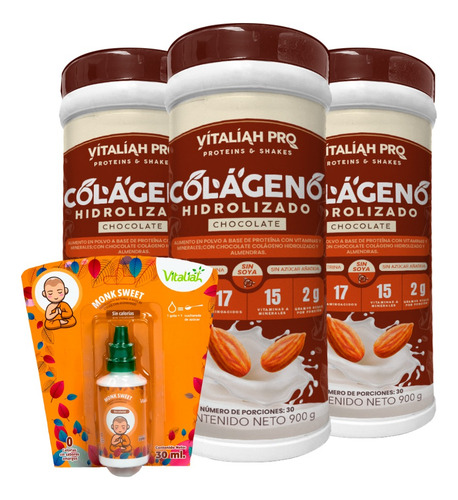 Colágeno Hidrolizad Chocolatex3 - g a $72