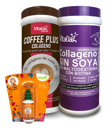 Colágeno Vainilla Y Coffe +monk - g a $68