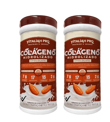 Vitaliah Pro - Colágeno Hidrolizado con sabor chocolate 900g