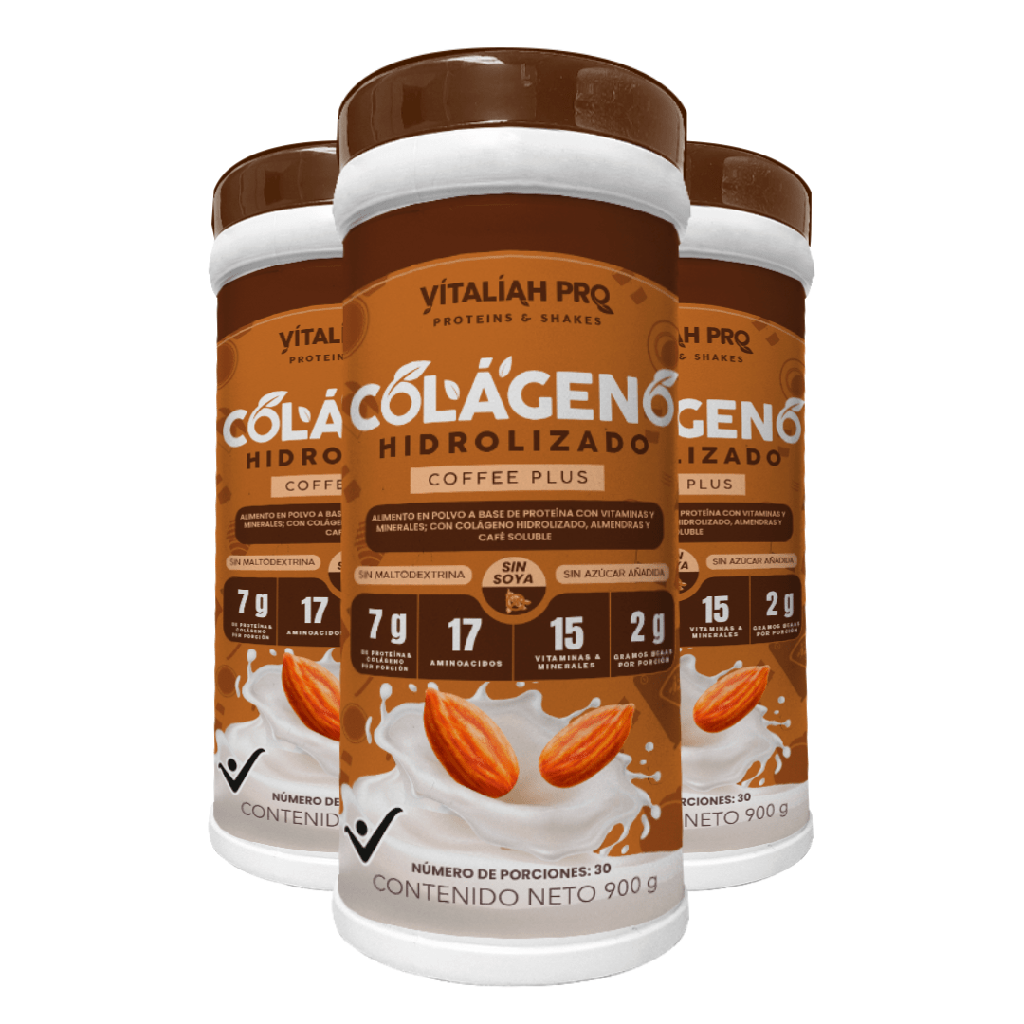 Vitaliah Pro - Colágeno sabor café, con leche de Almendras 900g