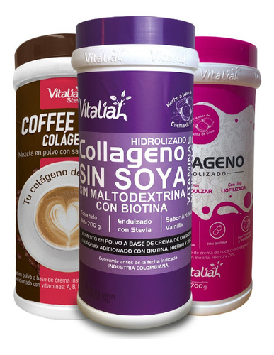Colágeno Vainilla, Coffe Y Fresa