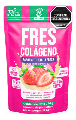 Frescolágeno Fresa 250g - g a $56
