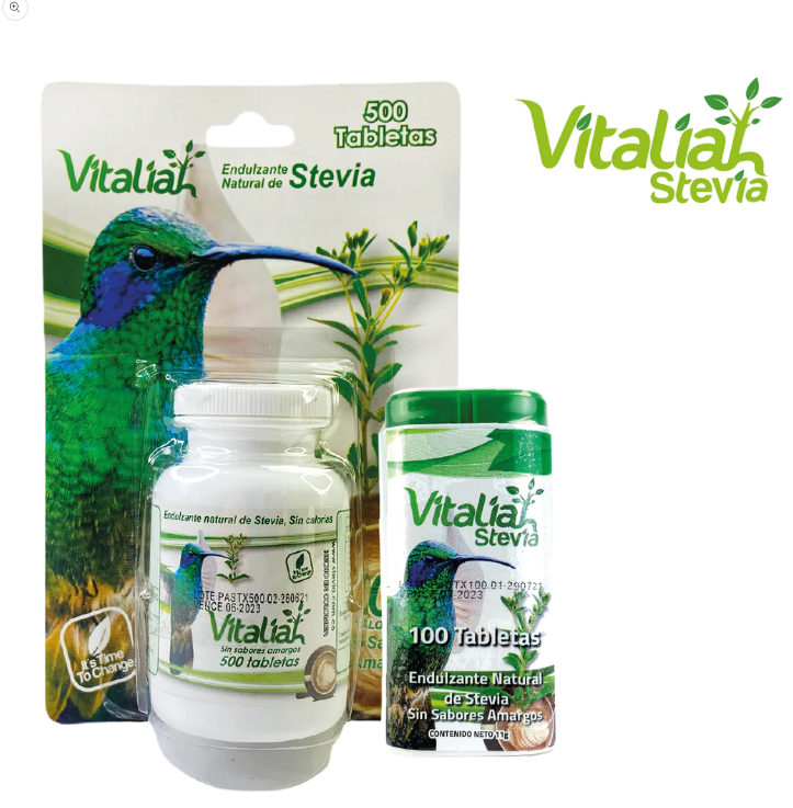 VITALIAH ENDULZANTE DE  STEVIA EN PASTILLERO X 500 TAB