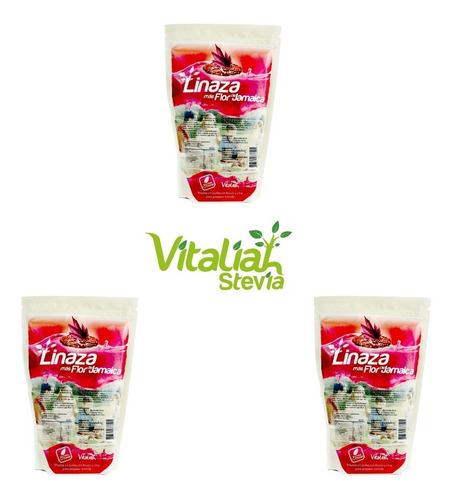 Vitaliah Linaza Flor de Jamaica 425 g x 3