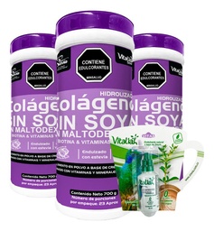 [KIT01148] 3x Colageno Vainilla Vitaliah - Unidad a $34867