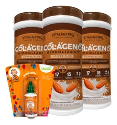 [Colágeno Coffe Plus X3+obsequio] Colágeno Coffe Plus X3+obsequio - g a $72