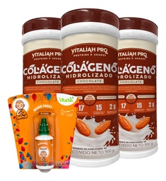 [KIT00088] Colágeno Hidrolizad Chocolatex3 - g a $72