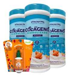 [KIT00097] Colágeno Marino X3 Vitaliah Pro - g a $78