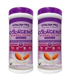 [KIT01150] Vitaliah Pro. - Colágeno hidrolizado sabor vainilla con leche de almendras 900G