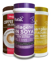 Colágeno Vainilla, Coffe Y Maka