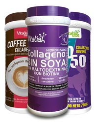 Colágeno Vainilla, Coffe Y Marino/bobino