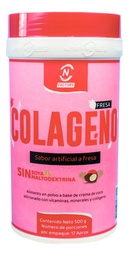 Colageno Hidrolizado Fresa 500g - g a $102
