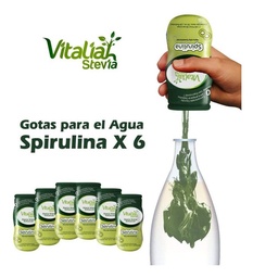 [KIT00029] Gotas Liporreductoras Spirulina Vitaliah 6-Pack